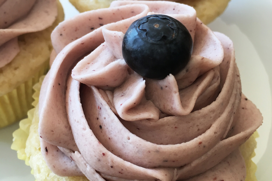 Blaubeer-Cupcakes