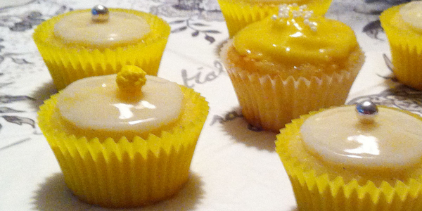 Mini-Zitronen-Vanille-Muffins