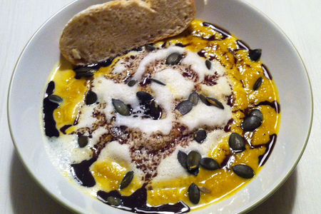 Süßkartoffel-Apfel-Süppchen