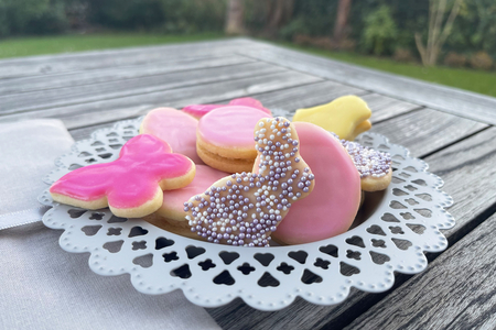 Osterplätzchen mit Zitronencreme