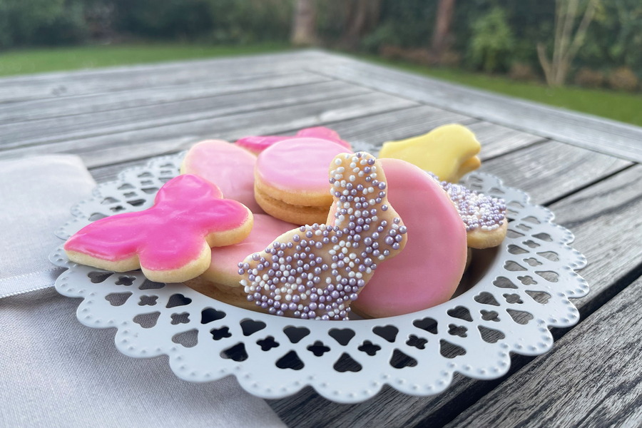 Osterplätzchen mit Zitronencreme